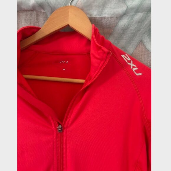 Coral Athletic Zip Up Hoodie - Picture 3 of 5